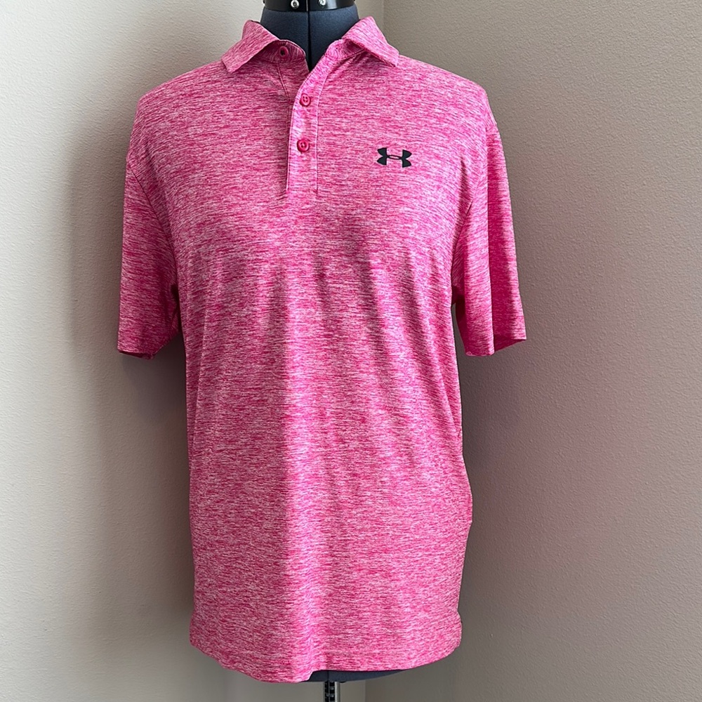Under Armour Pink Performance Polo Shirt